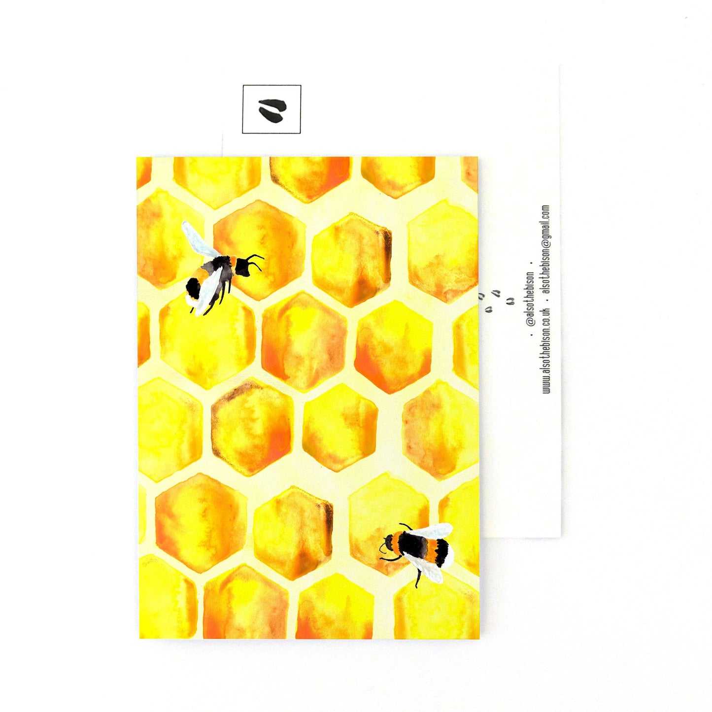 Mellifera Honeybee Postcard by Also the Bison