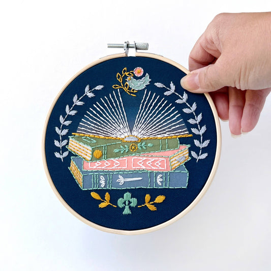 Reader Embroidery Kit by Rikrack