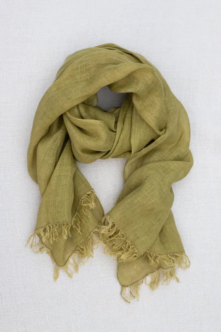 Linen Gauze Scarf by Vikolino