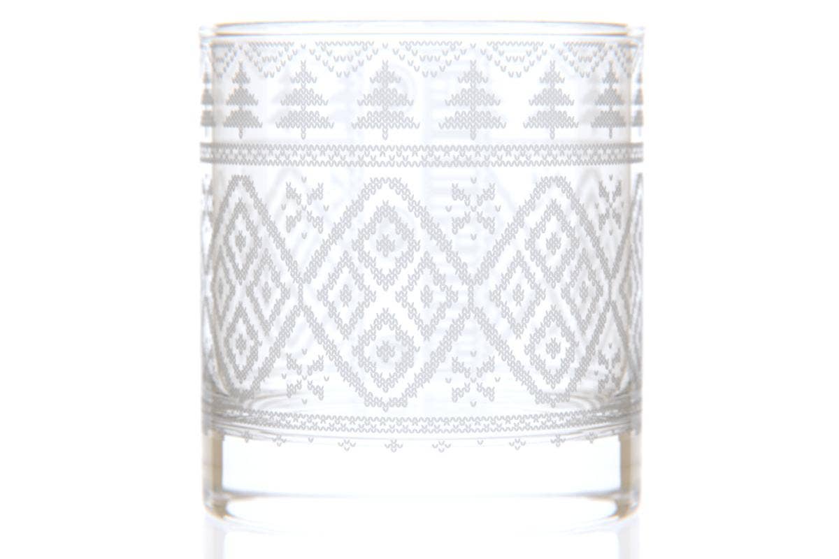 Holiday Sweater Bourbon Glass by Well Told