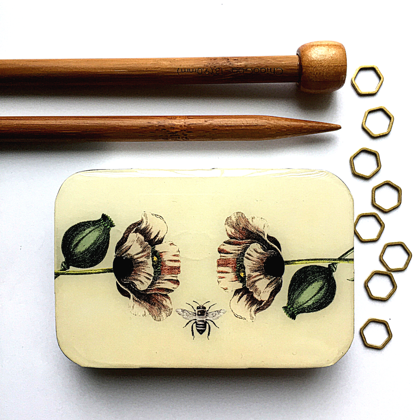Bee and Poppy Tin by Firefly Notes