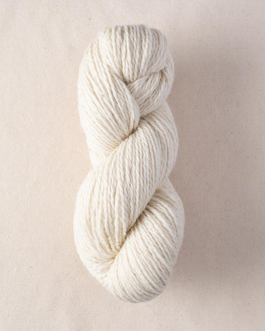 Peace Fleece Worsted: Antarctic White - Maine Yarn & Fiber Supply