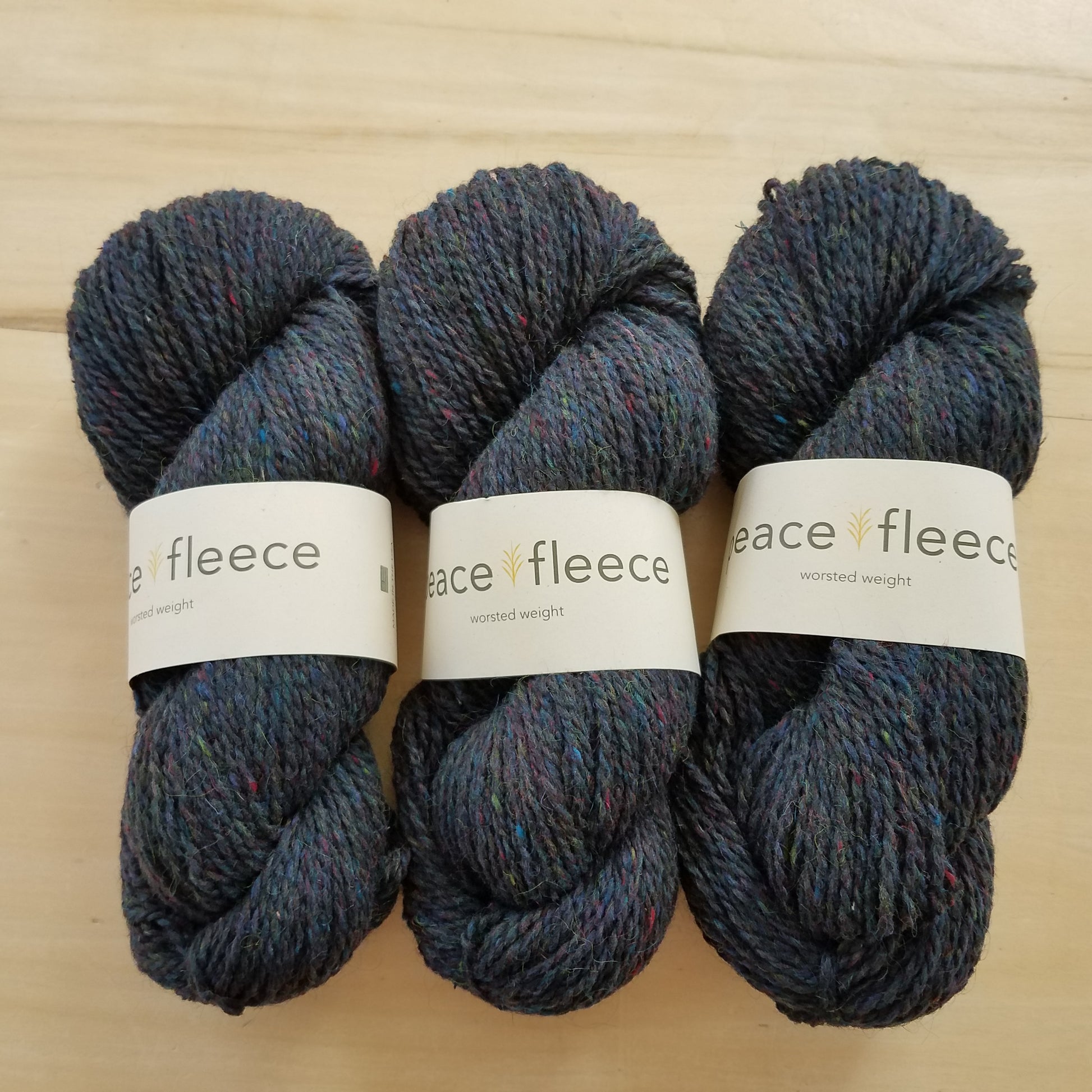 Peace Fleece Worsted: Bonnie Blue Gap - Maine Yarn & Fiber Supply