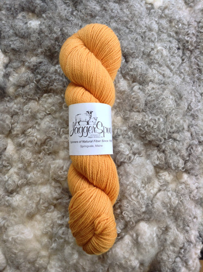 The Green Line From JaggerSpun: Butterscotch - Maine Yarn & Fiber Supply