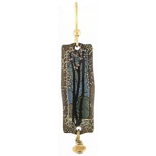 Moonlit Forest earrings by Earth Dreams Jewelry - Maine Yarn & Fiber Supply