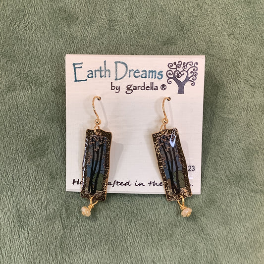 Moonlit Forest earrings by Earth Dreams Jewelry