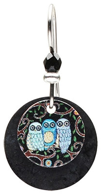 Three Owls 18in Necklace & Earrings by Earth Dreams Jewelry