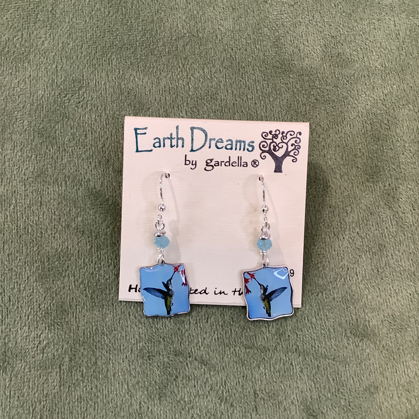 Hummingbirds earrings by Earth Dreams Jewelry