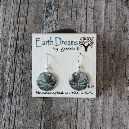 Dragonfly 18in necklace & Earrings by Earth Dreams Jewelry
