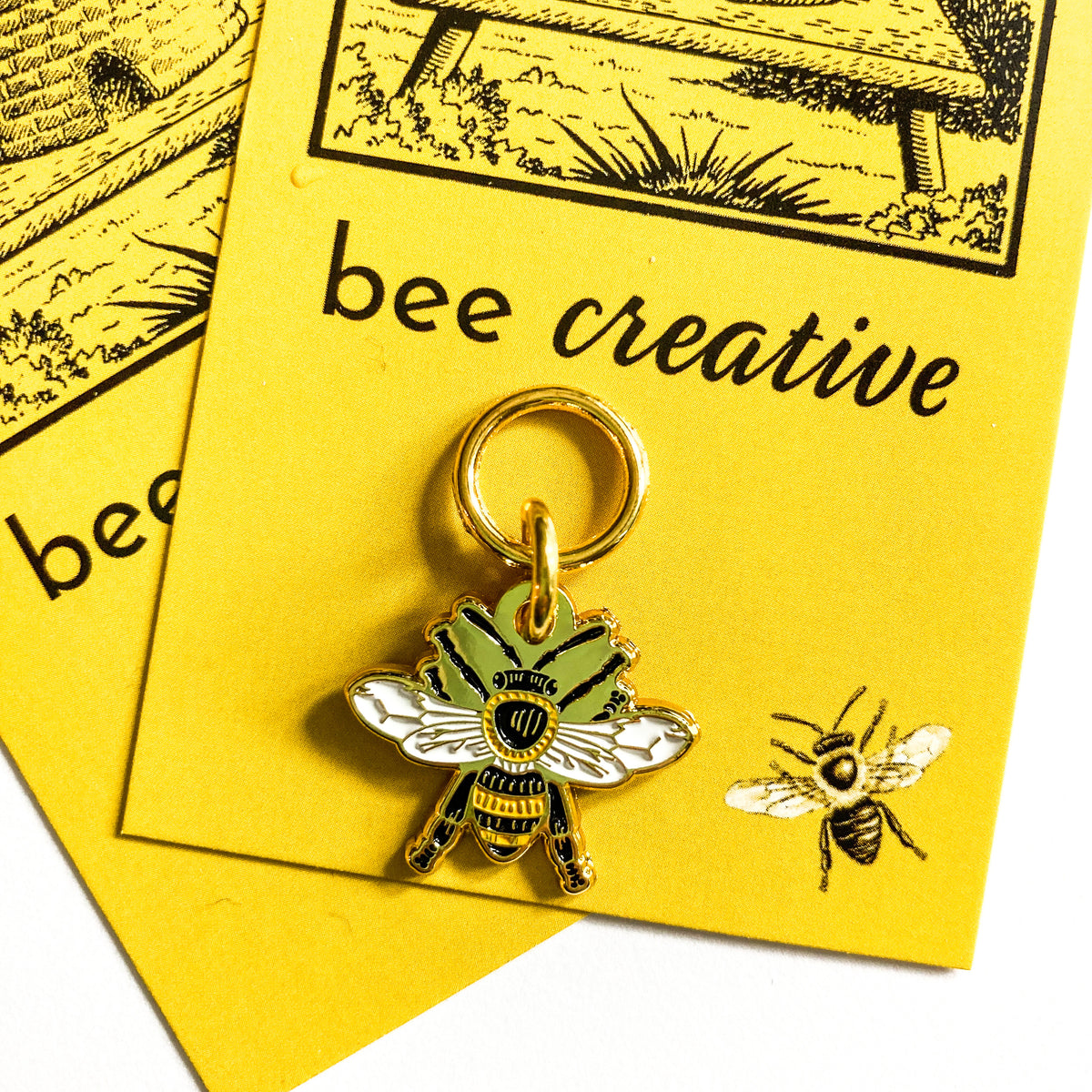 Bee Creative Single Stitch Marker from Firefly Notes