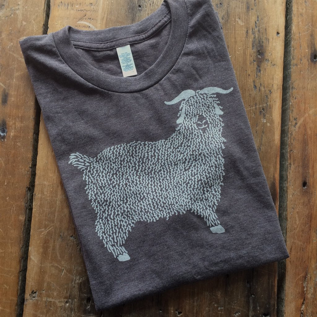 Angora Goat Adult Tee by Madder Root