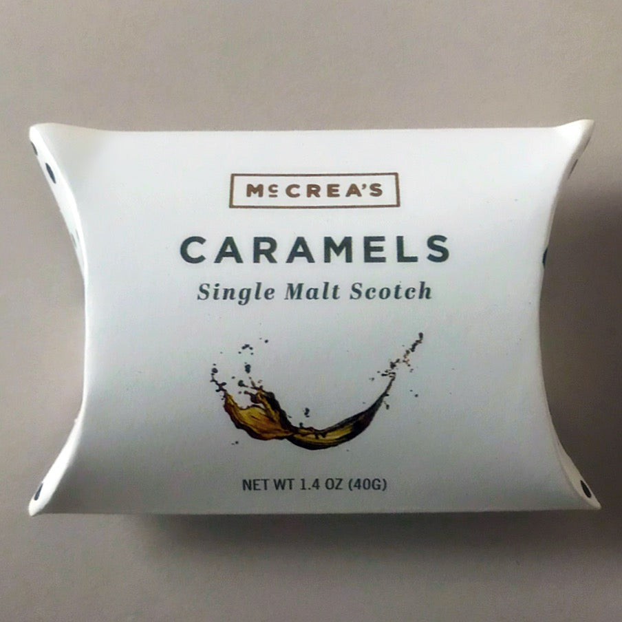 Single Malt Scotch Pillow Pack By McCrea's Fine Caramels