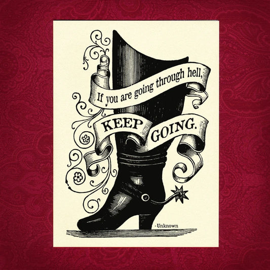 Keep Going - Greeting Card by Adventure Awaits