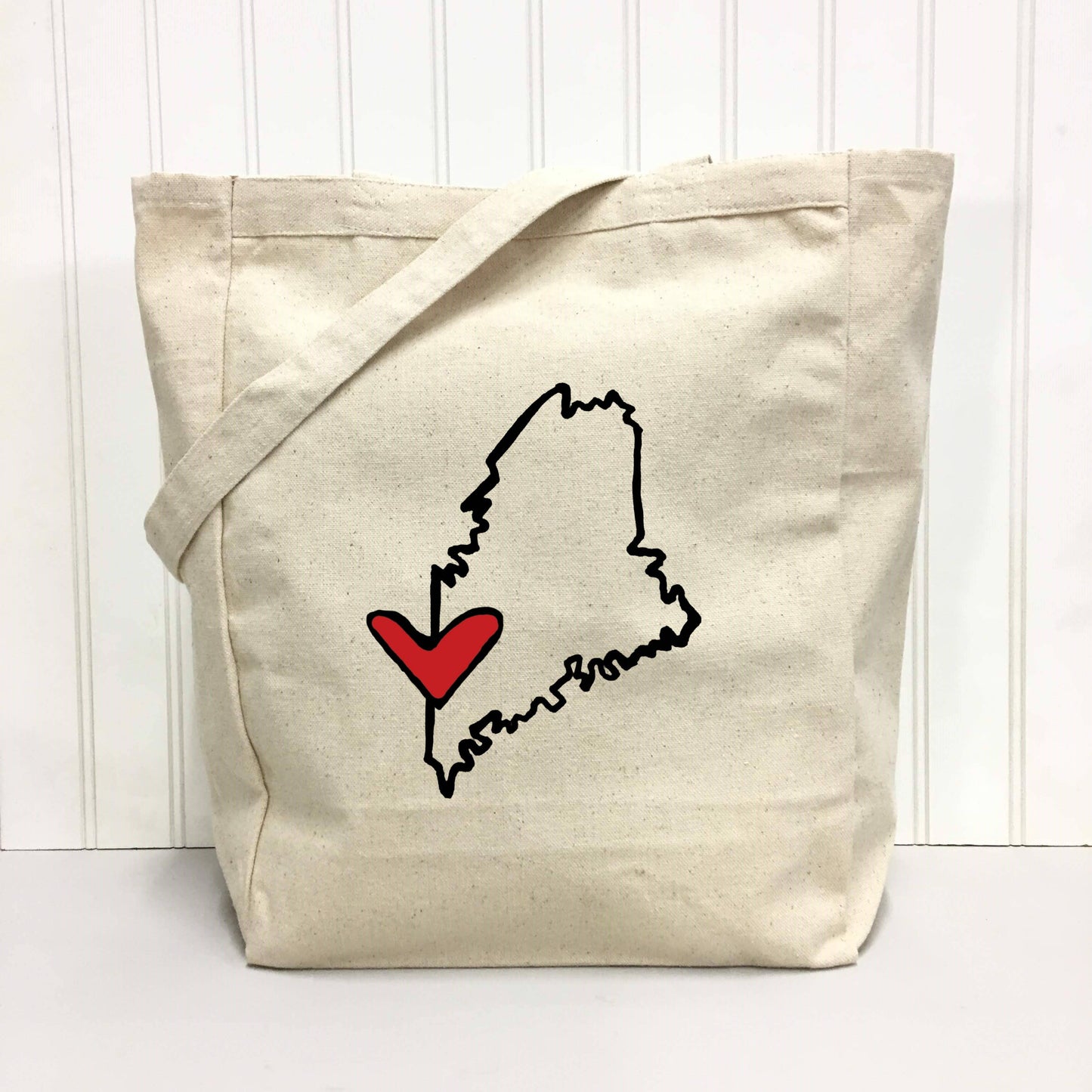 Love Maine Tote Bag by Things Uncommon