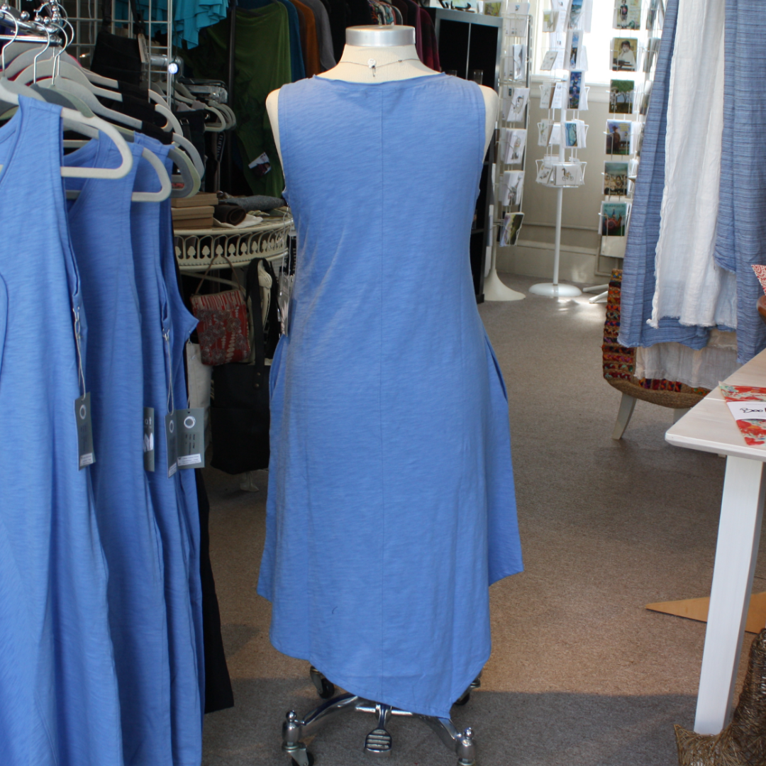 50% off Olivia Cotton Dress in Cornflower by Habitat Clothing