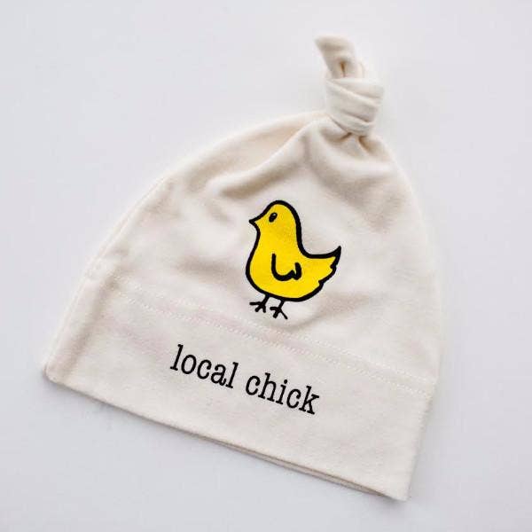 Organic Cotton Baby Hat "Local Chick" from Simply Chickie