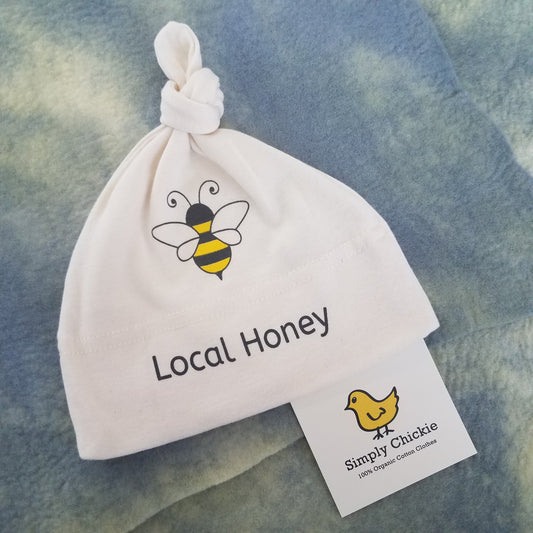 Organic Cotton Baby Hat "Local Honey" from Simply Chickie
