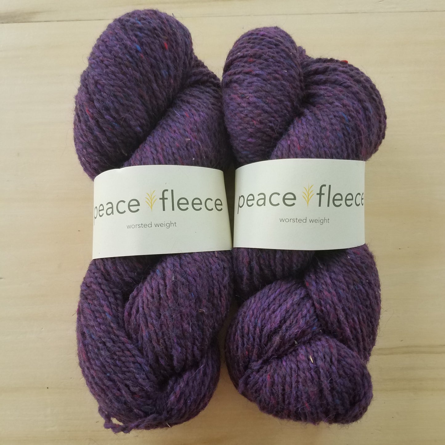 Peace Fleece Worsted: Porterfield Plum - Maine Yarn & Fiber Supply