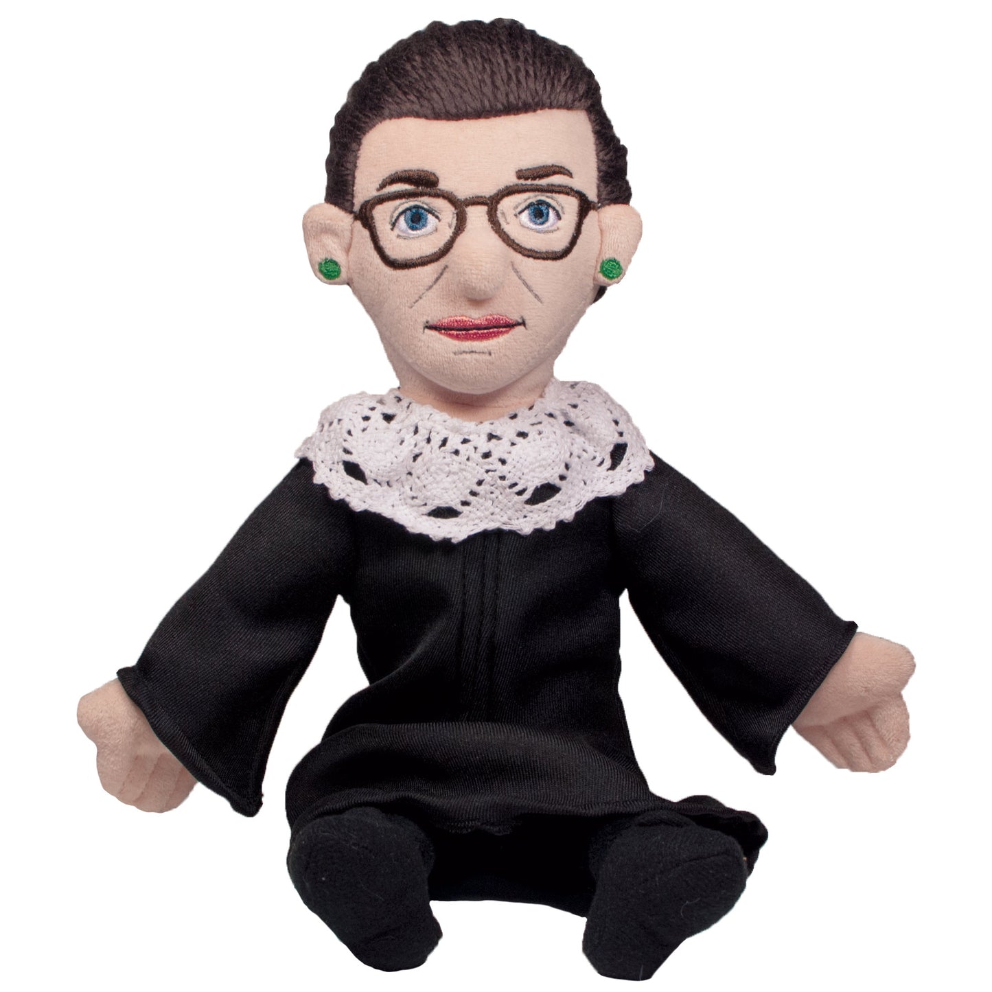 Ruth Bader Ginsburg RBG - Little Thinker Soft Doll from The Unemployed Philosophers Guild