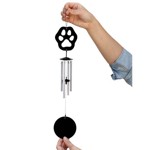 Paw Print - Jacob's Silhouette Wind Chime
