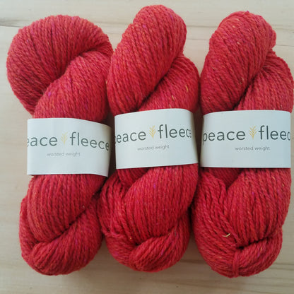 Peace Fleece Worsted: Sakhalin Salmon - Maine Yarn & Fiber Supply