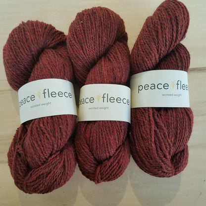 Peace Fleece Worsted: Sheplova Mushroom - Maine Yarn & Fiber Supply