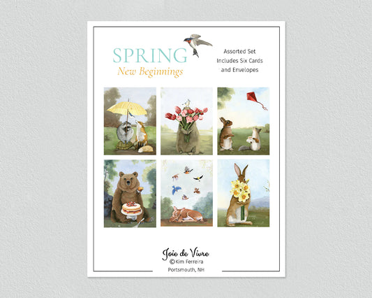 Spring Greeting Card Box Set by Kim Ferreira (Joie de Vivre)