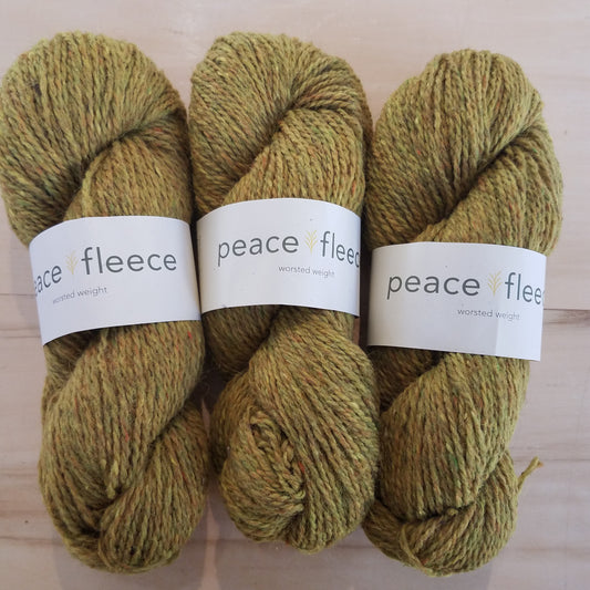 Peace Fleece Worsted: Wild Mustard - Maine Yarn & Fiber Supply