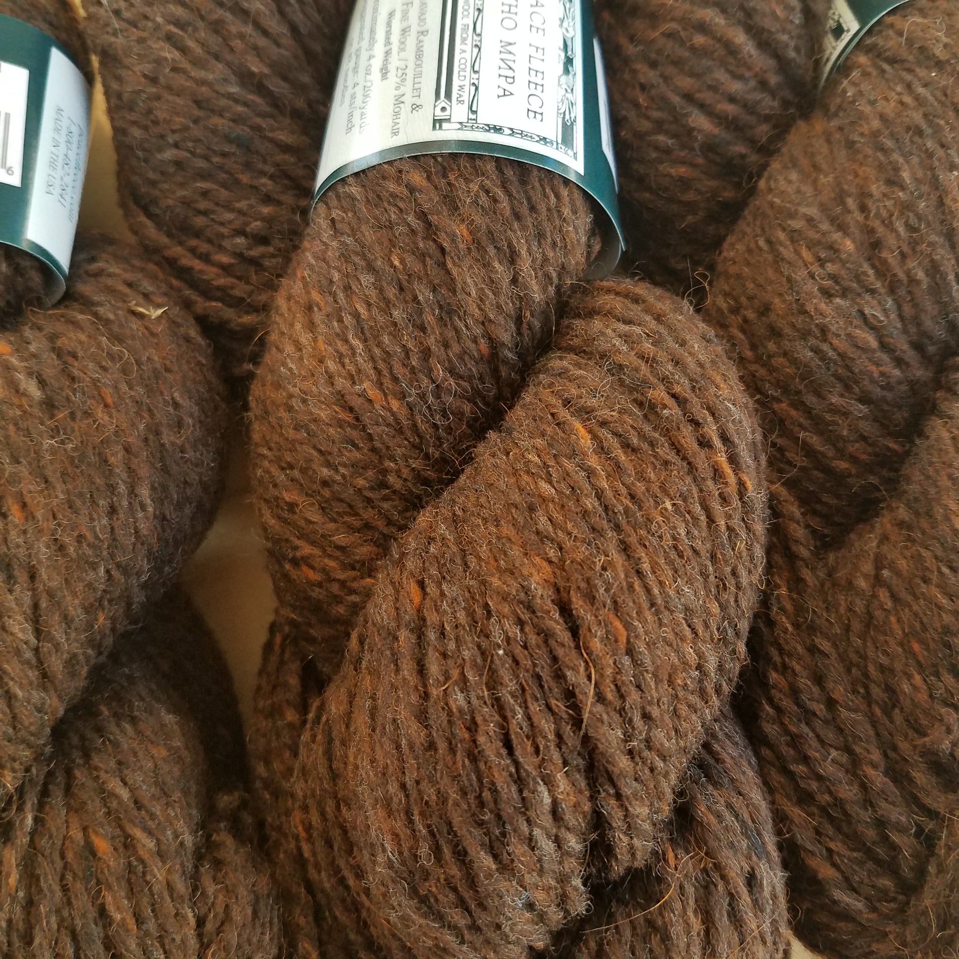 Peace Fleece Worsted: Wooly Bear - Maine Yarn & Fiber Supply