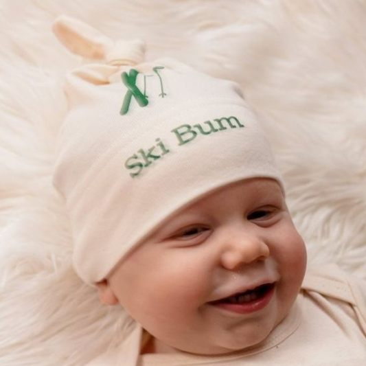 Organic Cotton Baby Hat "Ski Bum" from Simply Chickie