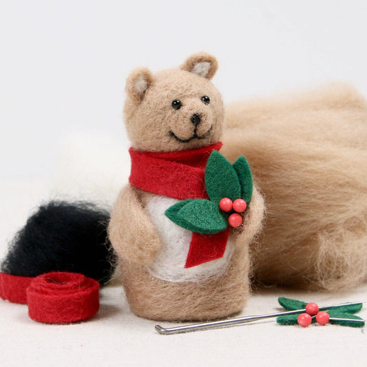 Babba Bear Needle Felting Kit by Benzie Design