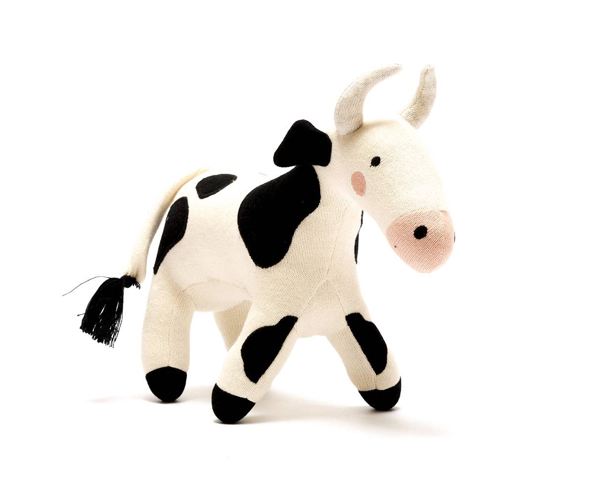 Organic Cotton Cow Plush Toy by Best Years