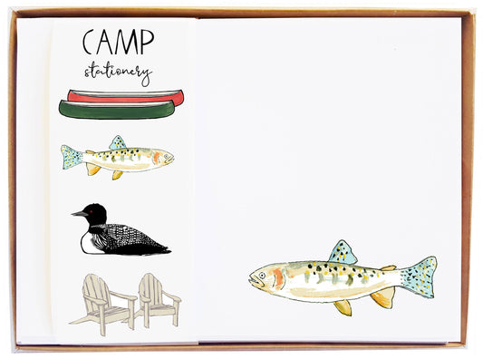 Camp Stationery by Molly O