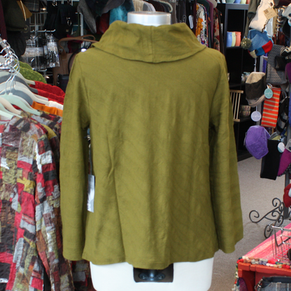 Cascade Cowl Top in Moss by Habitat Clothing