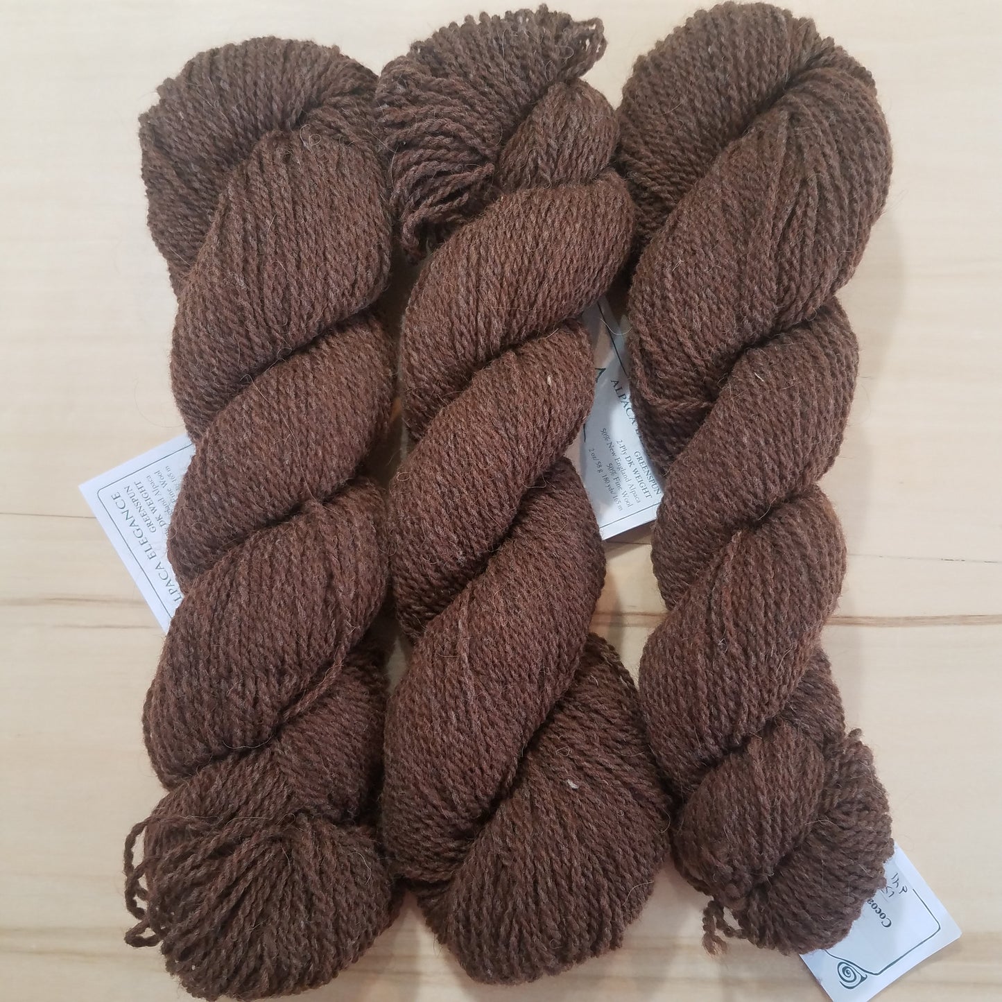 Alpaca Elegance by Green Mountain Spinnery: Cocoa - Maine Yarn & Fiber Supply