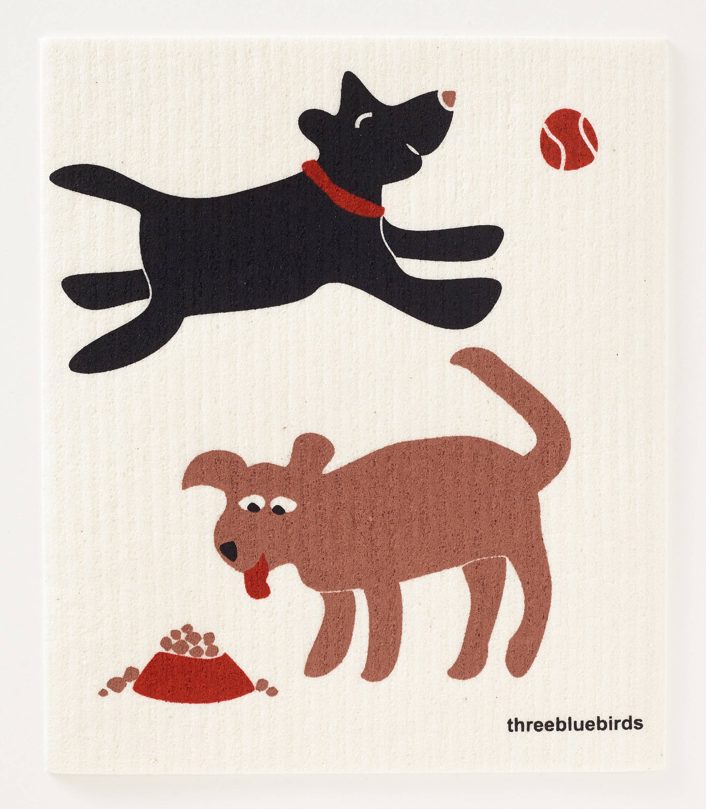 Dogs - Swedish Dishcloths by Three Blue Birds