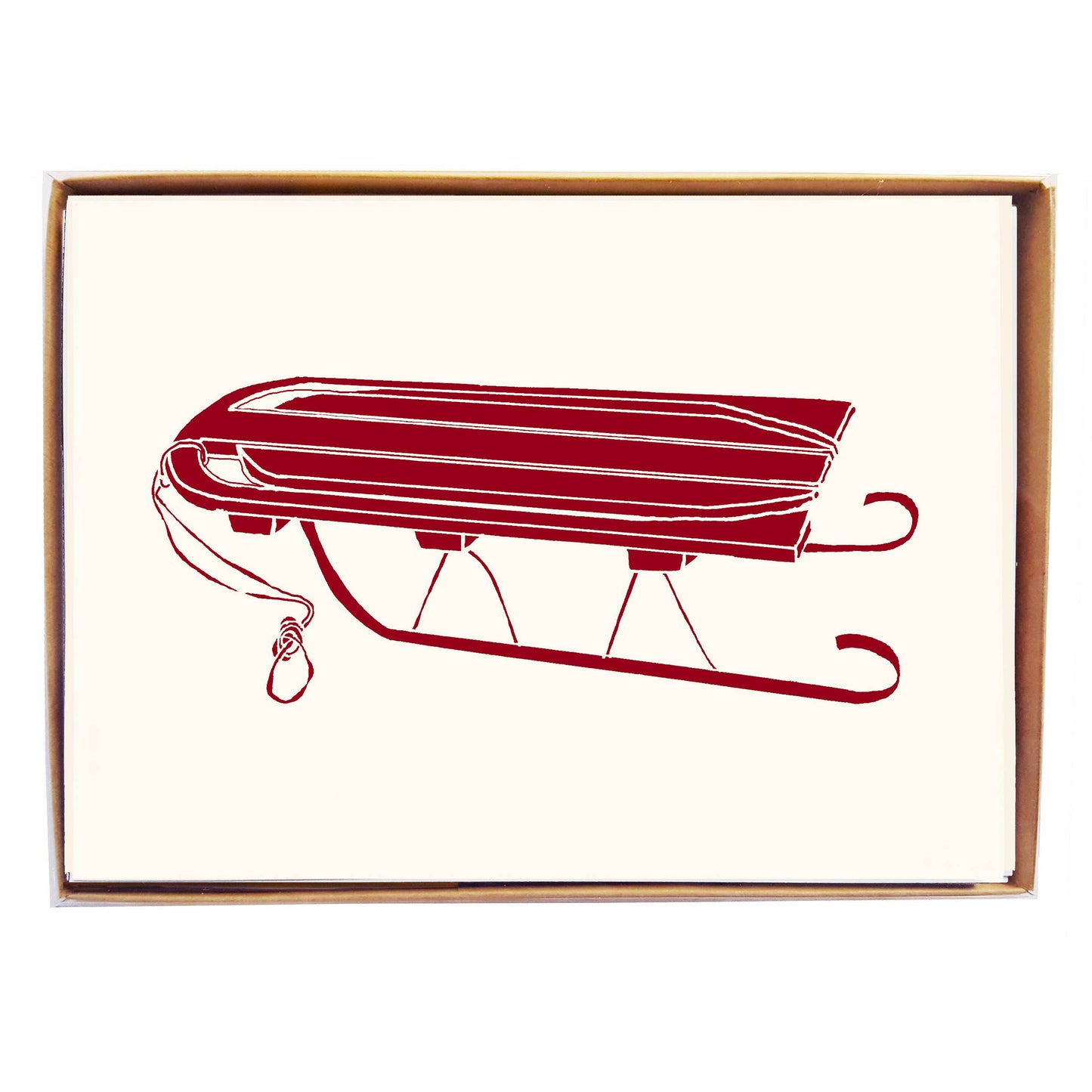 Old Sled - Box Card Set by Molly O