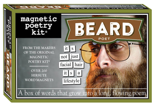 Beard Poet - Magnetic Poetry Kit