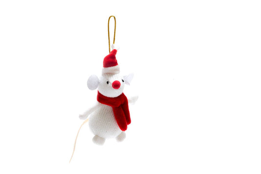 White Mouse Ornament from Best Years Ltd