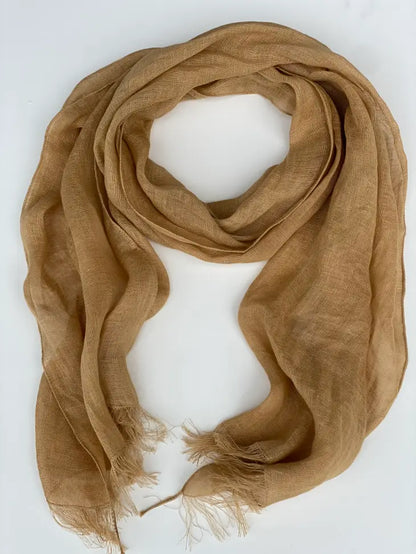 Linen Gauze Scarf by Vikolino