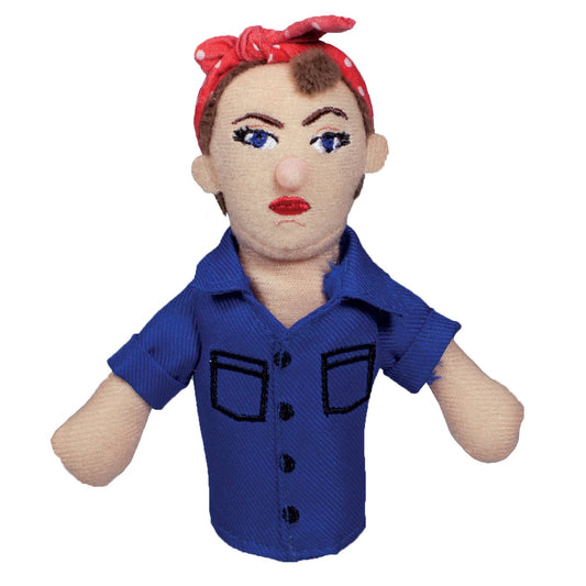 Rosie the Riveter Finger Puppet from Unemployed Philosophers Guild