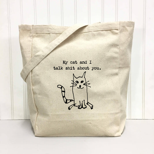 My Cat and I... Tote Bag from Things UnCommon