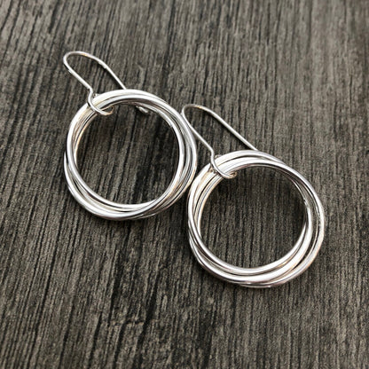 Medium Love Knot Earrings by Cullen Jewelry Design