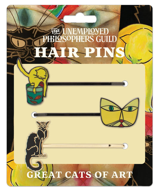 Great Cats of Art Hair Pins from Unemployed Philosophers Guild