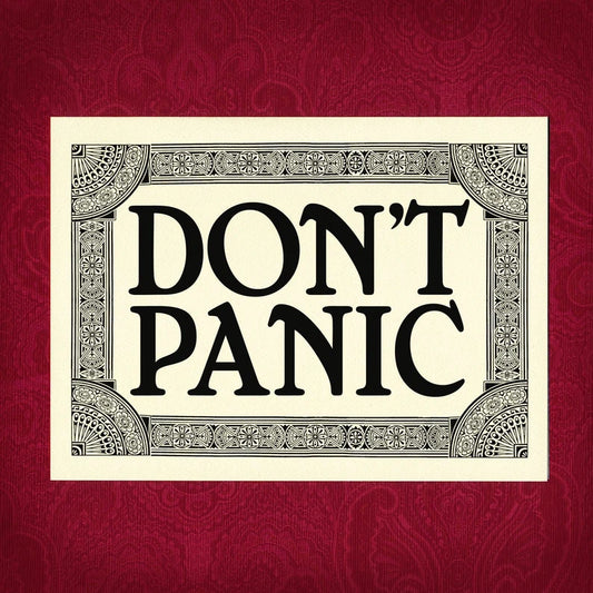 Don't Panic - Greeting Card by Adventure Awaits