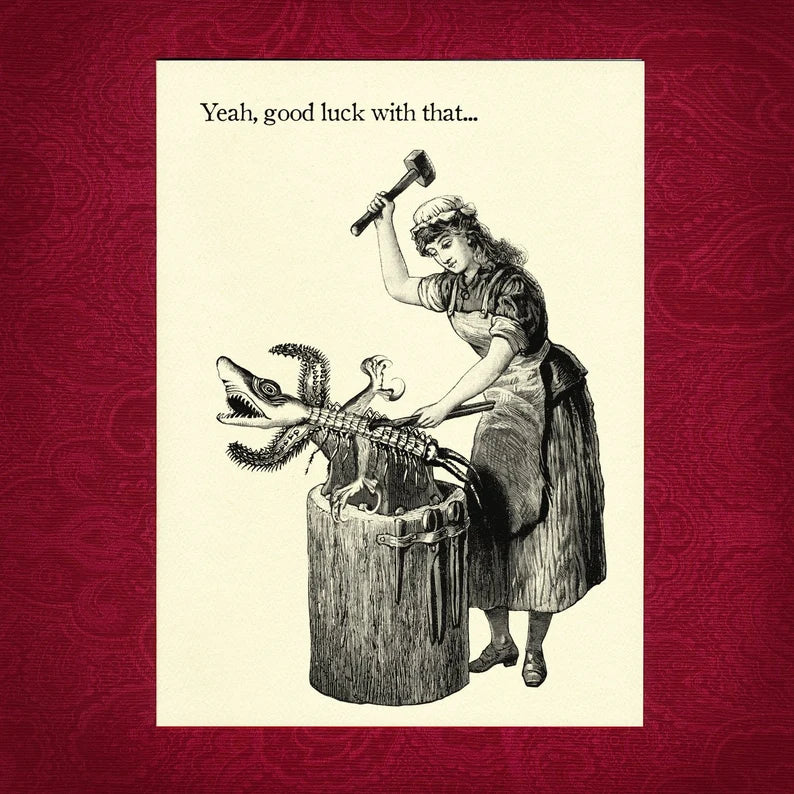 Good Luck - Greeting Card by Adventure Awaits - Maine Yarn & Fiber Supply