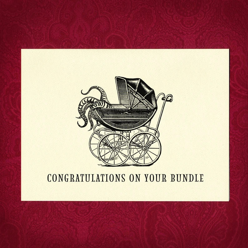 Congrats on your Bundle - Greeting Card by Adventure Awaits