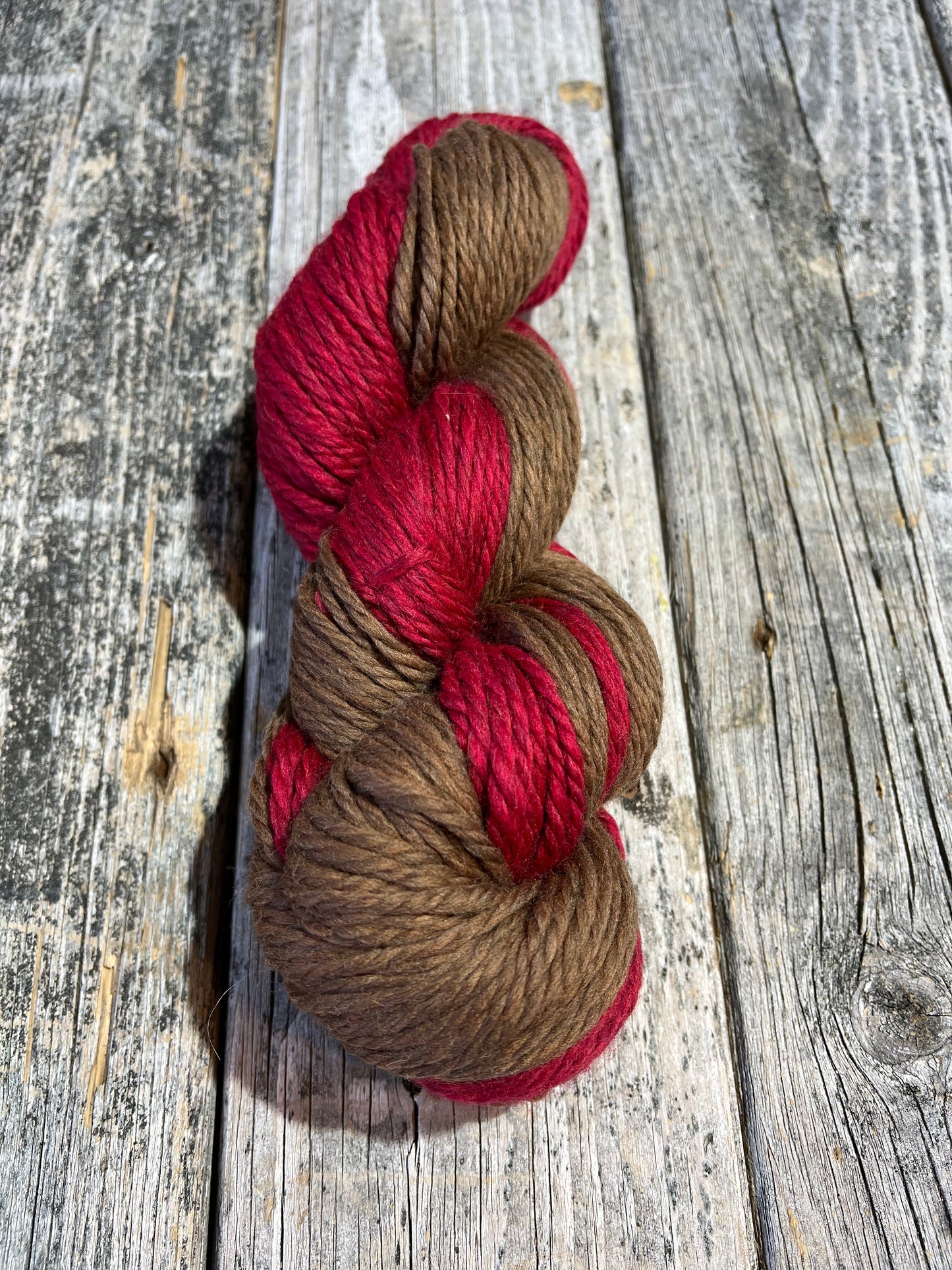 Springvale Kit Bulky: Crimson + Chestnut