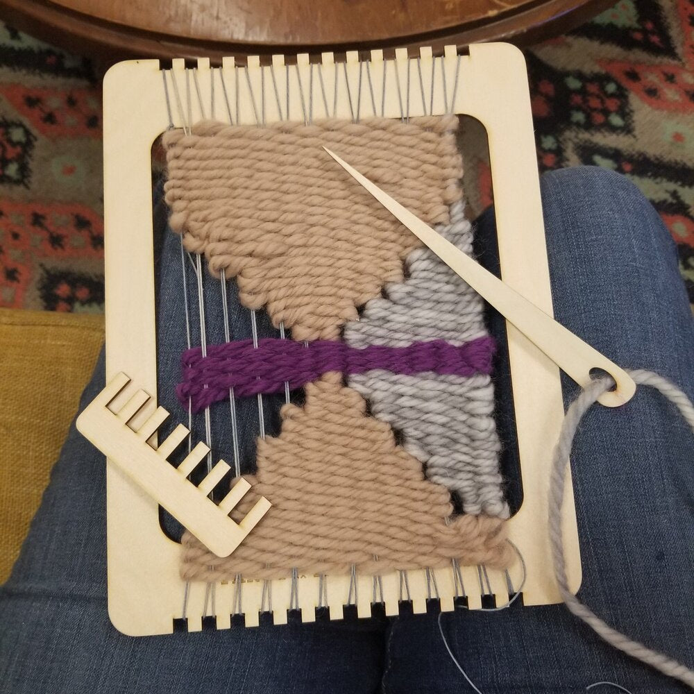 Birch Tapestry Loom with Tools by Katrinkles