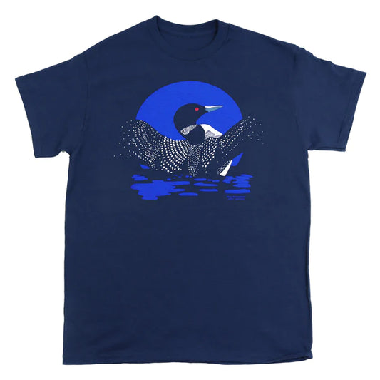 Loon n' Moon Unisex Adult T-Shirt by Liberty Graphics